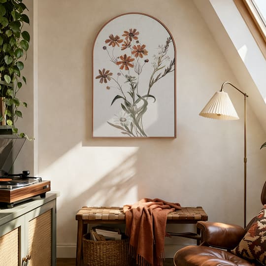 16" x 24" Rust Blossoms Wall Décor by Ashland®